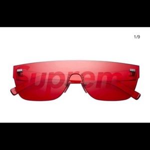 Supreme x Louis Vuitton Red Tinted Sunglasses